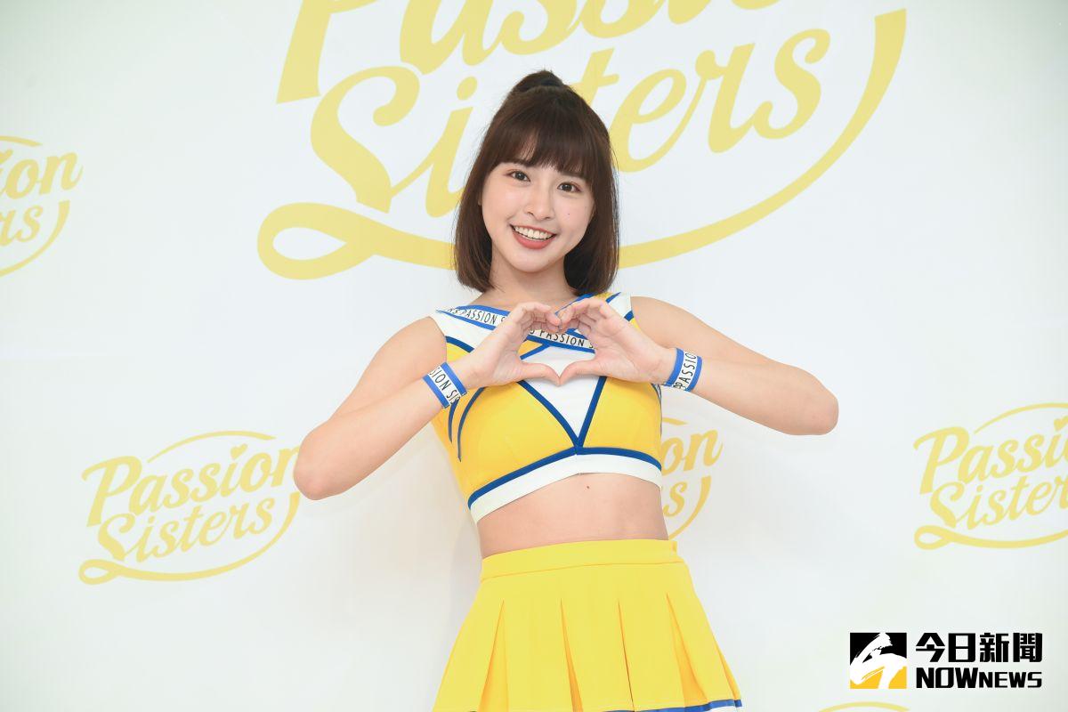 ▲峮峮出席中信兄弟Passion Sisters 9.0 熱情出擊媒體見面會。（圖／記者陳明安攝，2022.03.21）