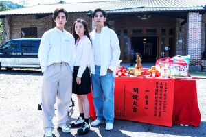 ▲左起石知田、許安植、徐鈞浩《白書》舉行開鏡儀式。(圖/Vidol) ▲左起石知田、許安植、徐鈞浩《白書》舉行開鏡儀式。(圖/Vidol)