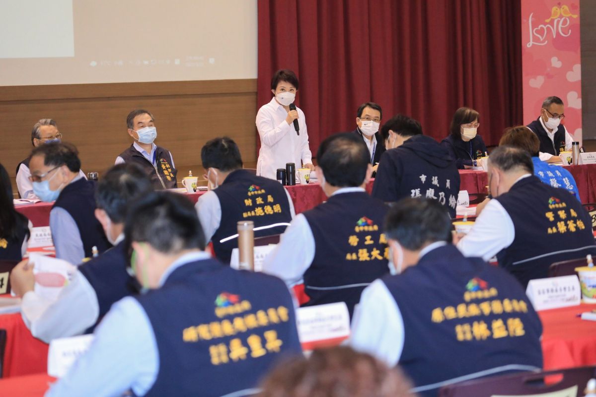 ▲市長盧秀燕指出，4月1日起，安心午餐券面額從50元提升到65元，讓孩子吃得安心(圖／市政府提供2022.3.22)