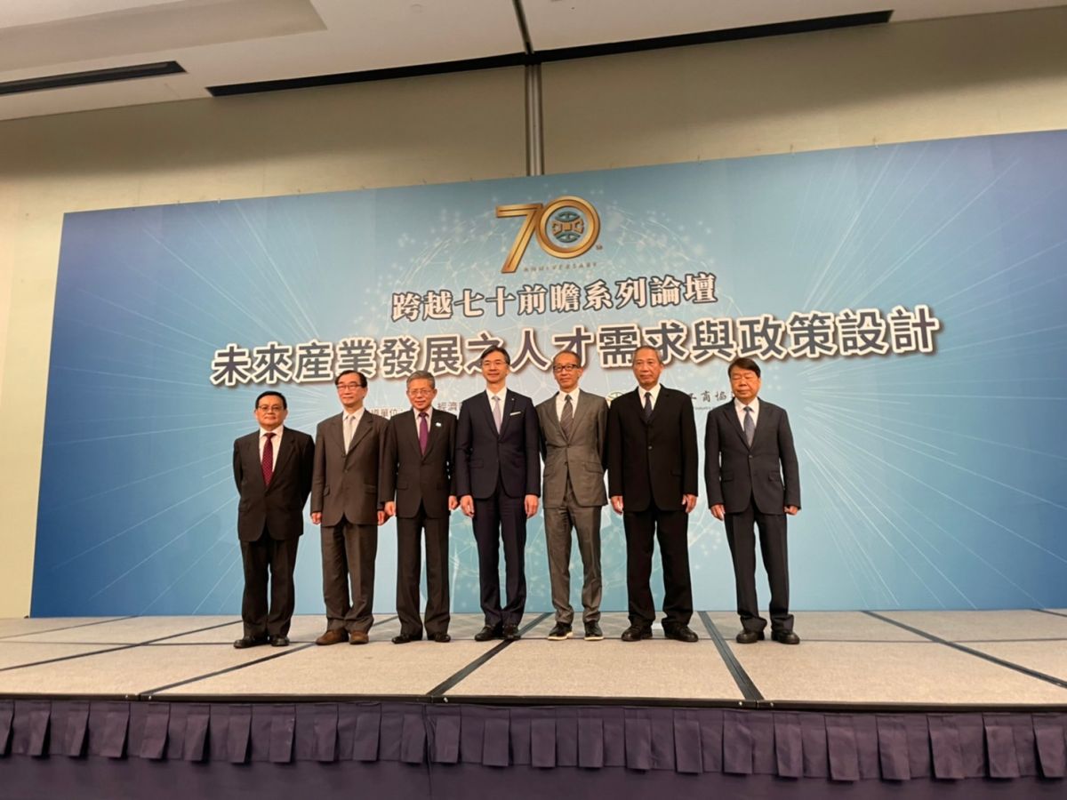 ▲工商協進會22日邀請中華經濟研究院副院長王健全以「未來産業發展之人才需求與政策設計」為題發表演講。（圖／記者李澍攝）