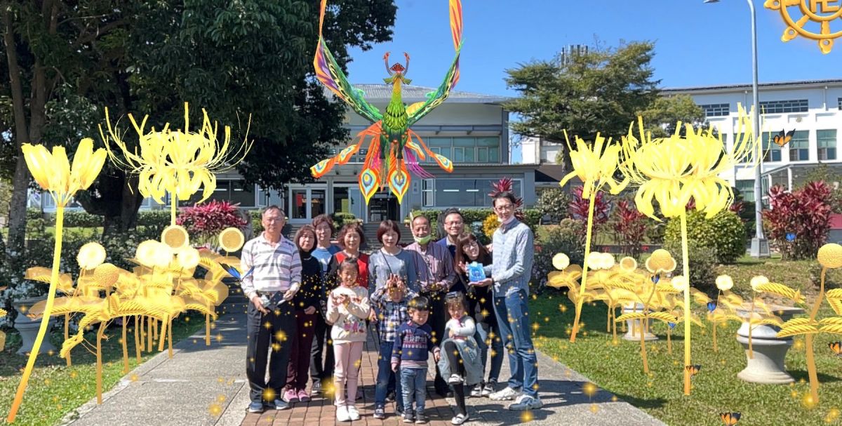 ▲全台首創墓園元宇宙，南投皇穹陵用光標籤科技打造AR天堂異想世界。（圖／巨橙文創提供）