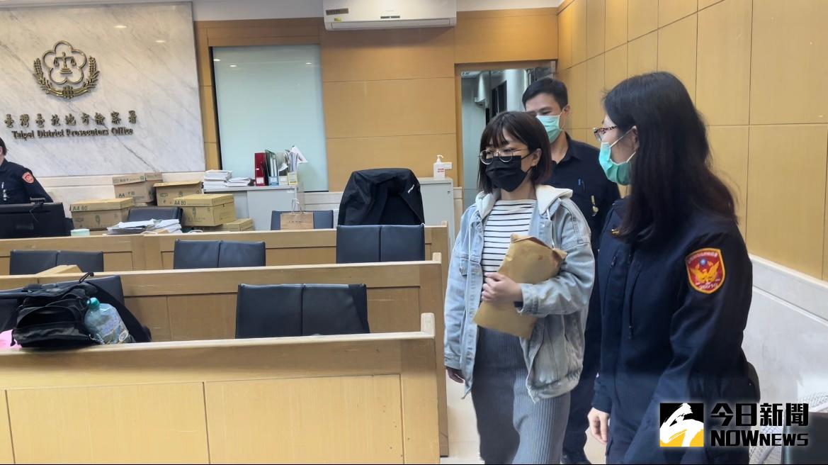 ▲前台北市議員林穎孟前年3月以100萬元交保後，近日當時替她辦保的林姓具保人聲請退還保釋金（圖／記者潘千詩攝，2022.3.23）