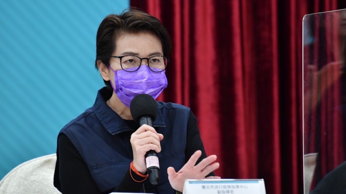 ▲針對案23475大學生謊報快篩狀況結果又確診一事，台北市副市長黃珊珊1日在防疫記者會上，怒批該名大學生「沒公德心又害人害己」。（圖／台北市政府提供）