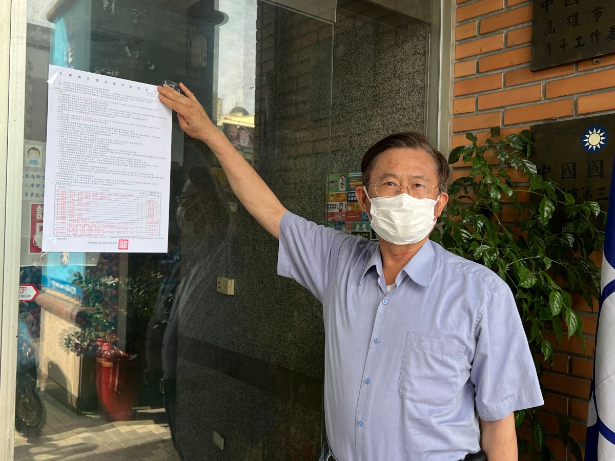 ▲中國國民黨高雄市黨部主委許福明今（25）日上午9點正式公告，高雄市議員提名登記作業預計4月6日至7日領表、4月13日至15日登記。（圖／國民黨高雄市黨部提供）