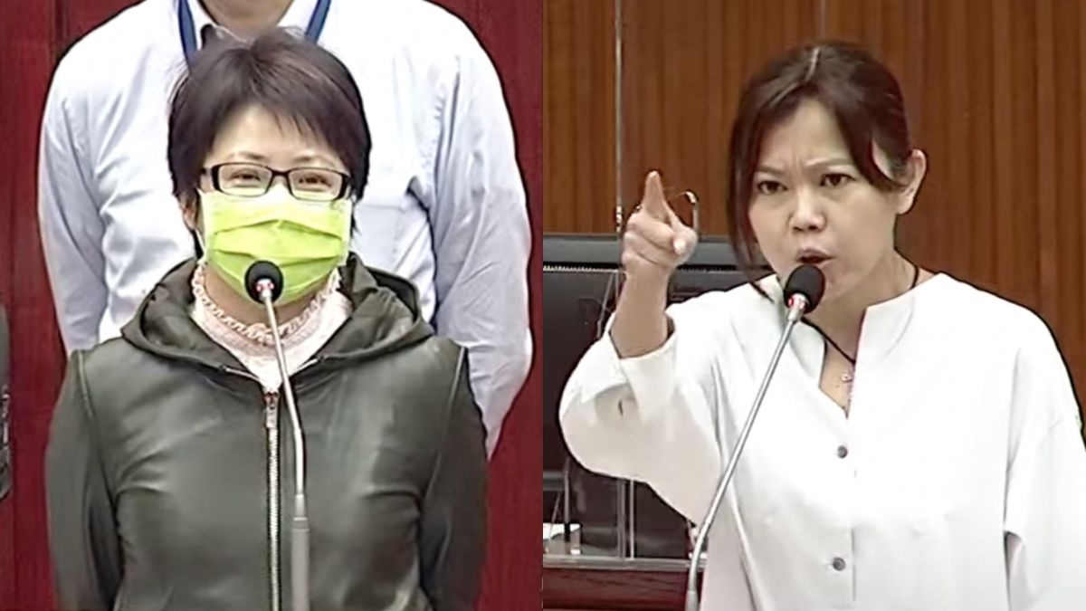 ▲針對勞動局長陳信瑜直指自己遭到「監聽」，國民黨台北市議員游淑慧25日在質詢時表示自己放棄言論免責權，要陳信瑜對她提告。（圖／翻攝台北市議會直播系統）