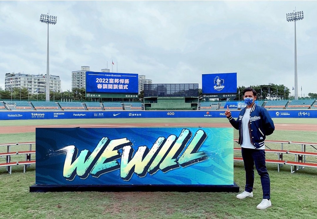 ▲富邦應援團長阿努。（取自Anu臉書）