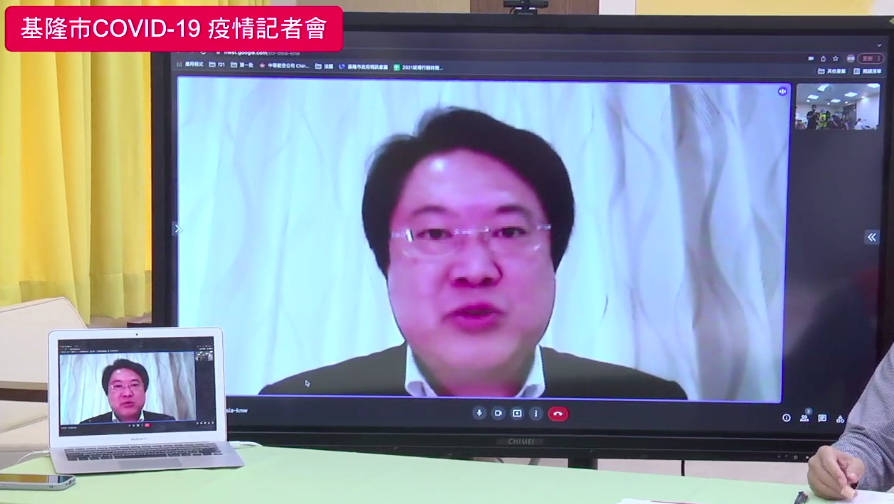 ▲基隆市長林右昌因接觸過確診者，目前正在隔離中。（圖／翻攝自林右昌臉書）