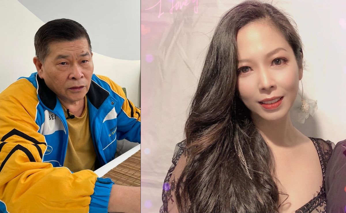 ▲澎恰恰（左圖）重提不雅光碟案，讓盧靚相當不開心。（圖／翻攝澎恰恰、盧靚FB）