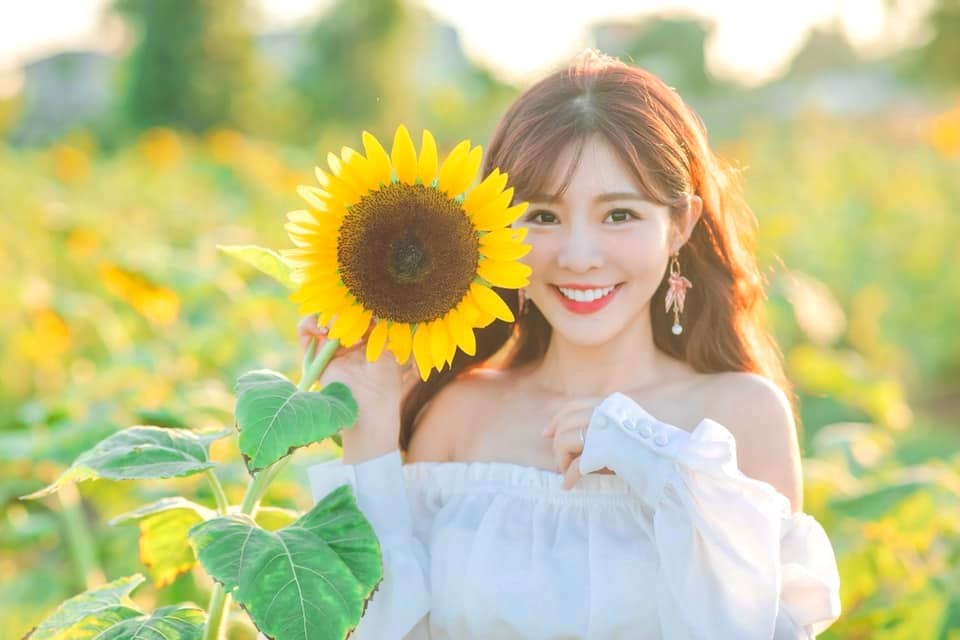 ▲外型甜美的倪暄，被封為最美啦啦隊長。（圖／翻攝倪暄FB）