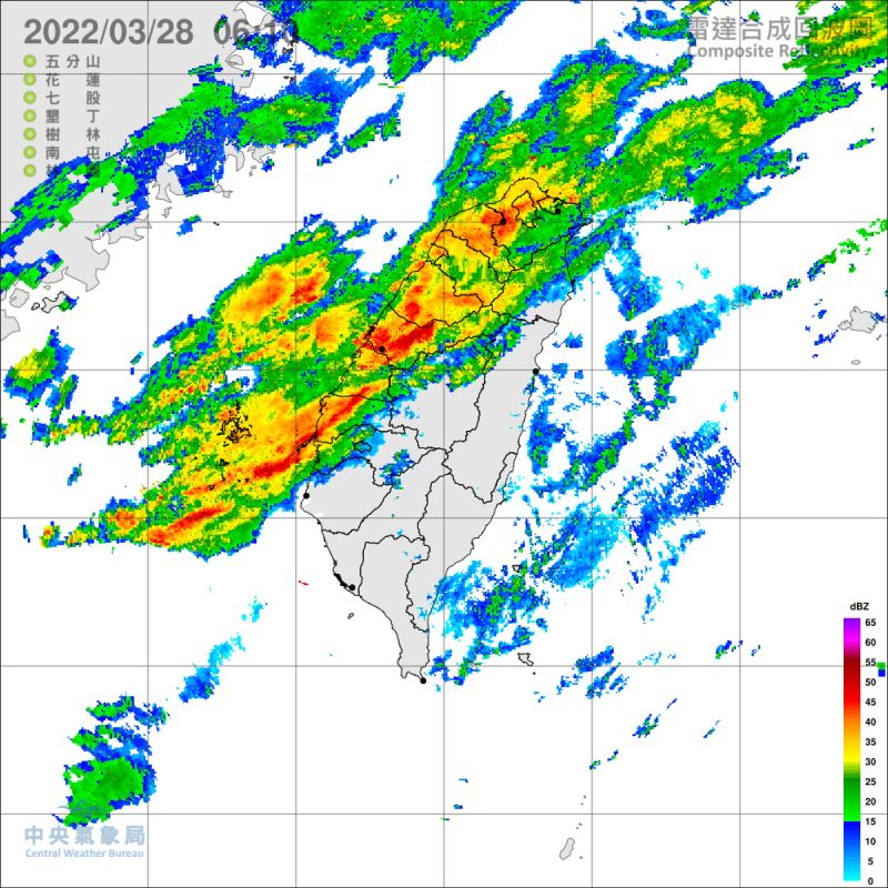 ▲東北季風及華南雲雨區影響，氣象局發布11縣市大雨特報（圖／氣象局）