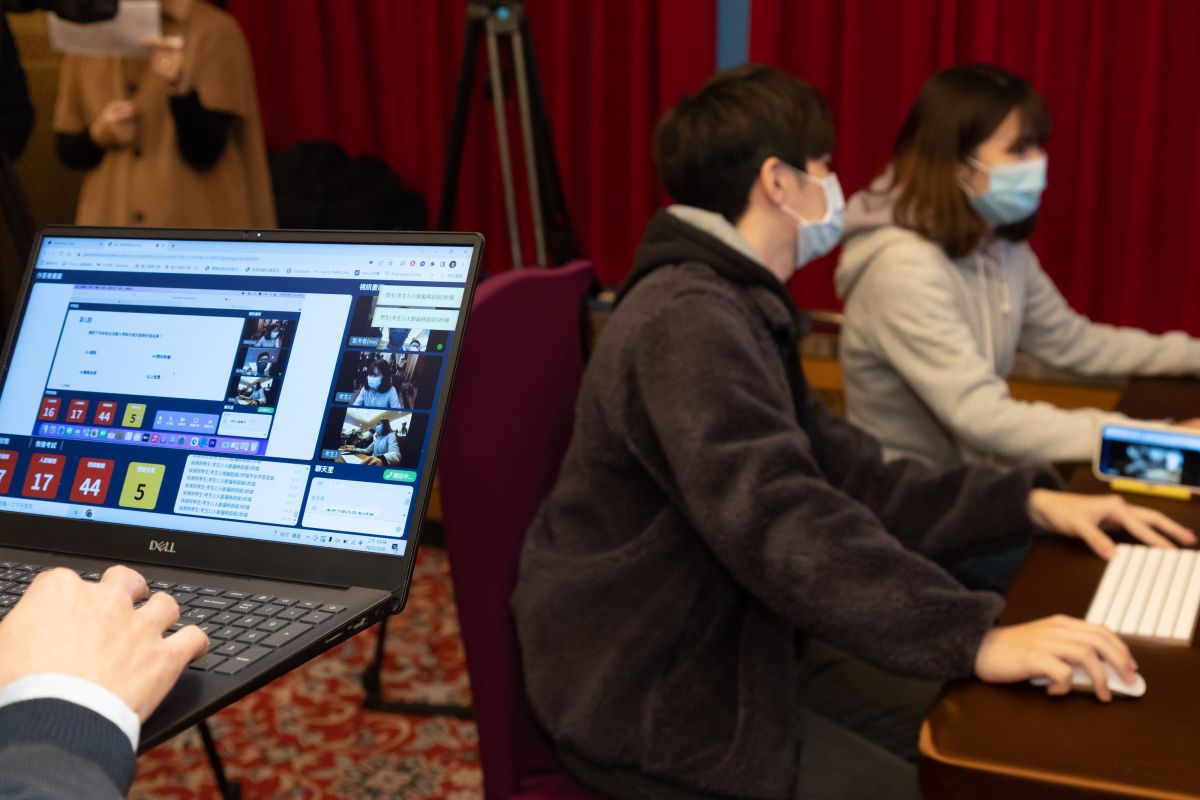 ▲近9成大學生希望全面遠距教學到學期末，但目前尚未傳出有學校施行。示意圖。（圖／清大提供）