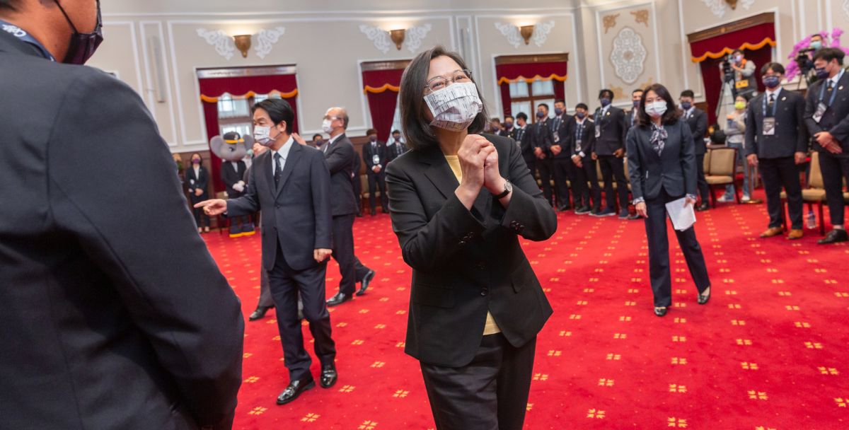 ▲總統蔡英文、副總統賴清德目前健康狀況良好。（資料照／總統府提供）