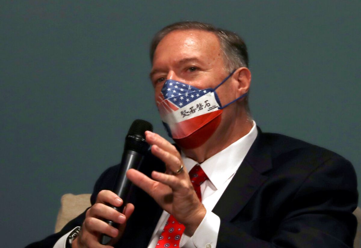 ▲美國前國務卿蓬佩奧（Mike Pompeo）指出，布林肯的演說低估中共威脅。資料照。（圖／美聯社／達志影像）