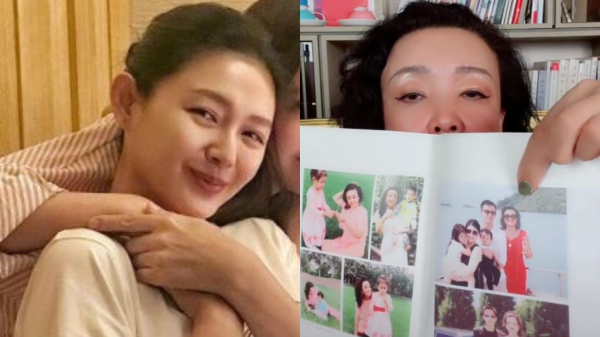 ▲大S（左圖）和具俊曄完成結婚登記前，張蘭上傳抖音秀前媳婦照片。（圖／sophiachen428 IG、張蘭抖音）