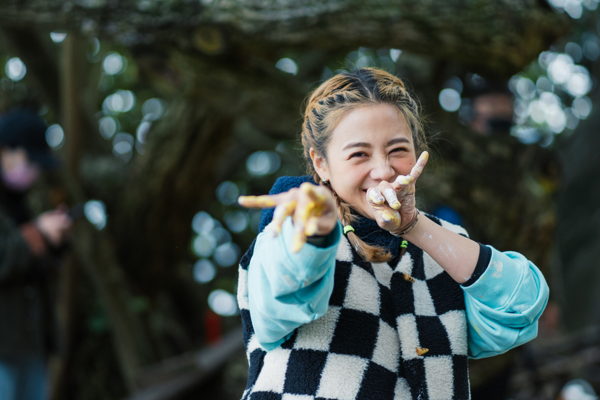 ▲吳映潔哭出收視高點，她笑說眼淚是值得的。（圖／TVBS提供）