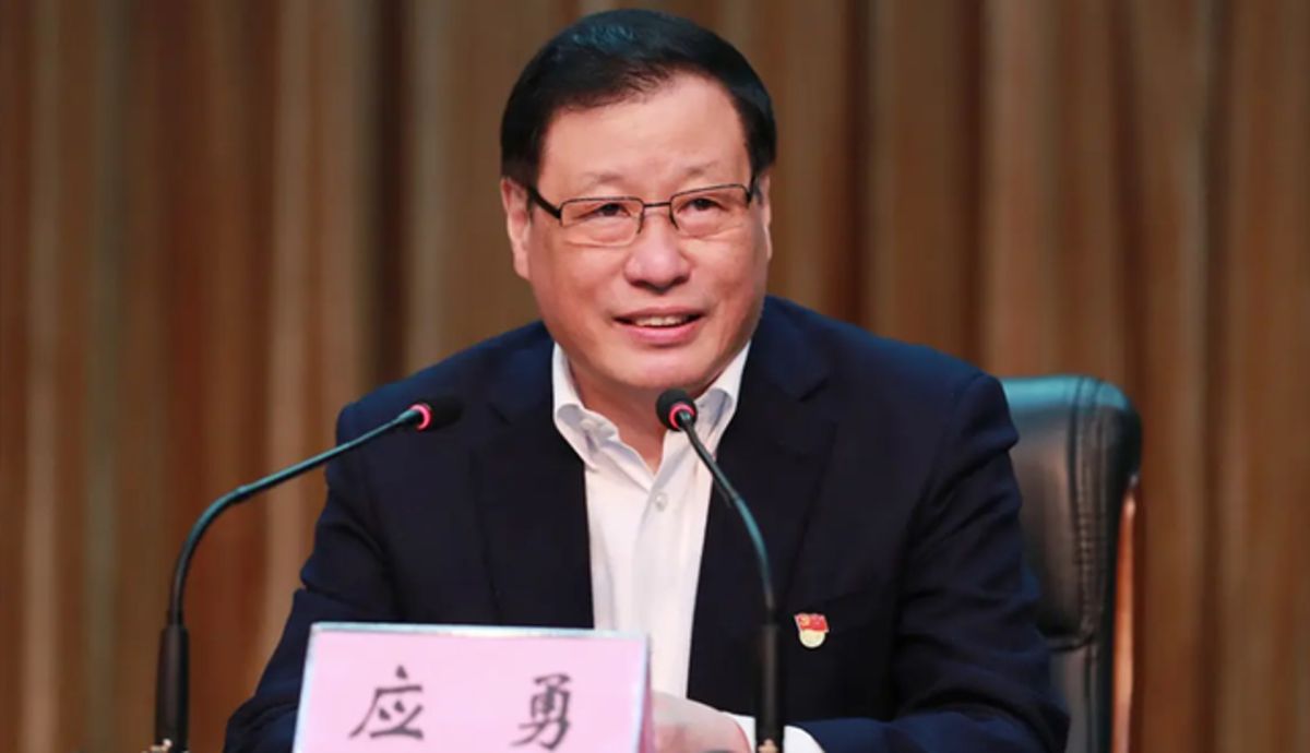 ▲中國前湖北省省委書記應勇東山再起，擔任最高人民檢察院黨組副書記，預料明年3月還會升任最高人民檢察院檢察長，晉升為國家領導人。資料照。（圖／取自中國網）