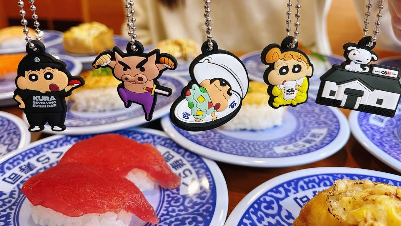 藏壽司推14款「蠟筆小新」扭蛋　壽司郎用餐送兒童節禮物
