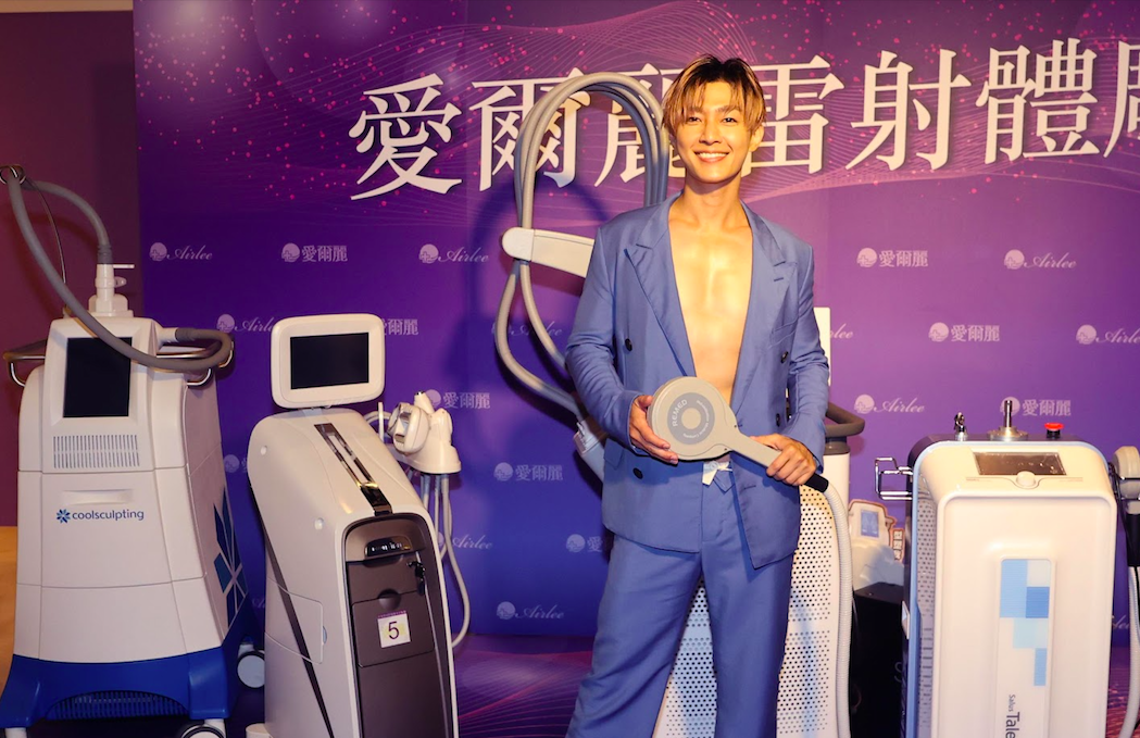 ▲炎亞綸自爆胸肌太大很困擾。（圖／愛爾麗提供）