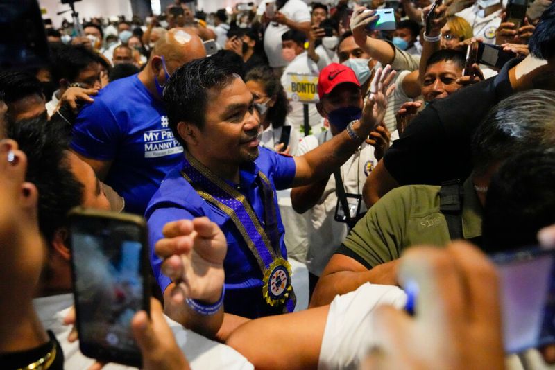 選總統民調落後　菲律賓拳王：上帝指示我才會退選
