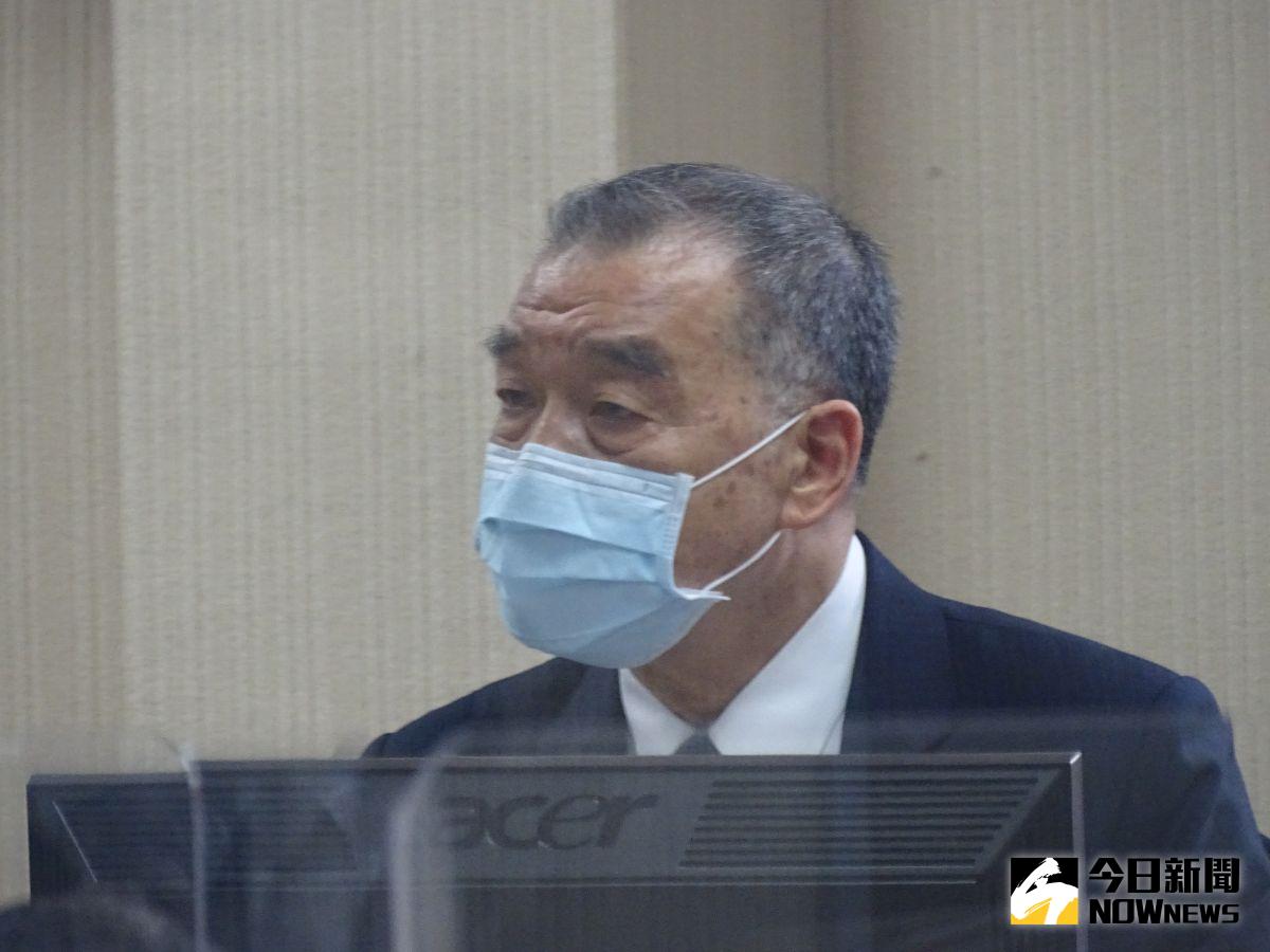 ▲國防部長邱國正表示，役期延長尚未定論。（圖／記者呂炯昌，2022.03.31）