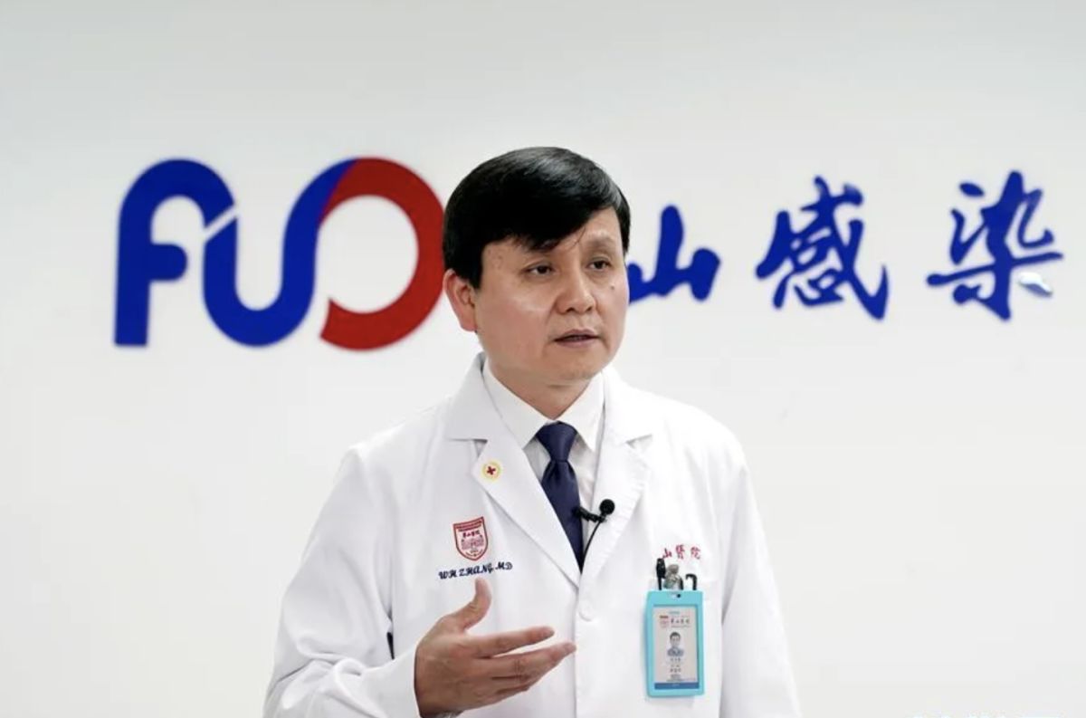 ▲中國防疫專家張文宏認為，中國許多大城市的新冠感染率，在農曆新年後將達到80%。資料照。（圖／翻攝自新華網）