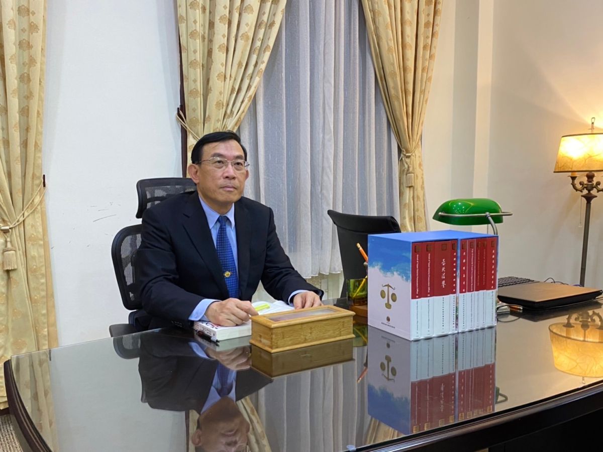 ▲高檢署檢察長邢泰釗獲總統蔡英文提名為下屆檢察總長人選。（圖／高檢署提供）