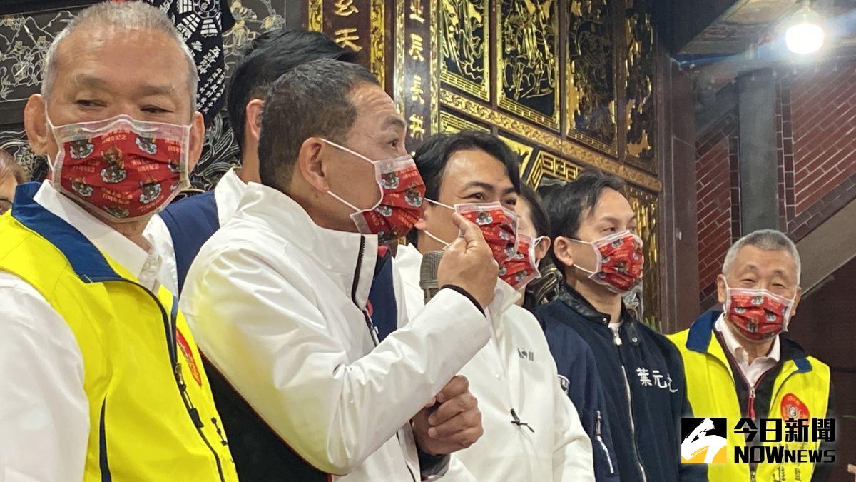 ▲新北市長侯友宜表示，海山國小只有停了1個班級，影響不大，目前都是非常穩定。（圖／記者陳志仁攝，2022.04.01）