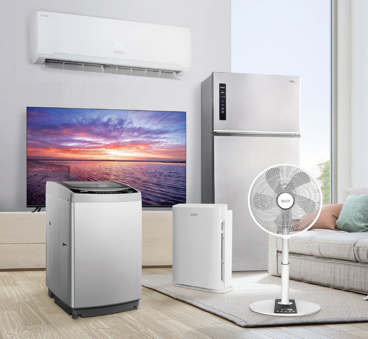 ▲4/8~4/11台北世貿家電展，除了現場限量優惠價，還有歌林冷氣搶先購活動。（圖／品牌提供）