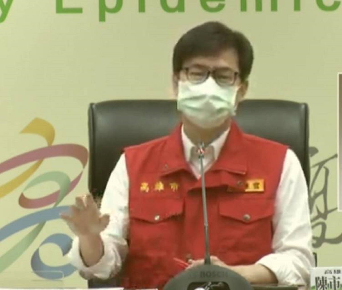 ▲高雄市長陳其邁表示，高雄今天新增2確診，還是屬於個案裡的第二波感染 無社區傳播風險。（圖／高市府提供）