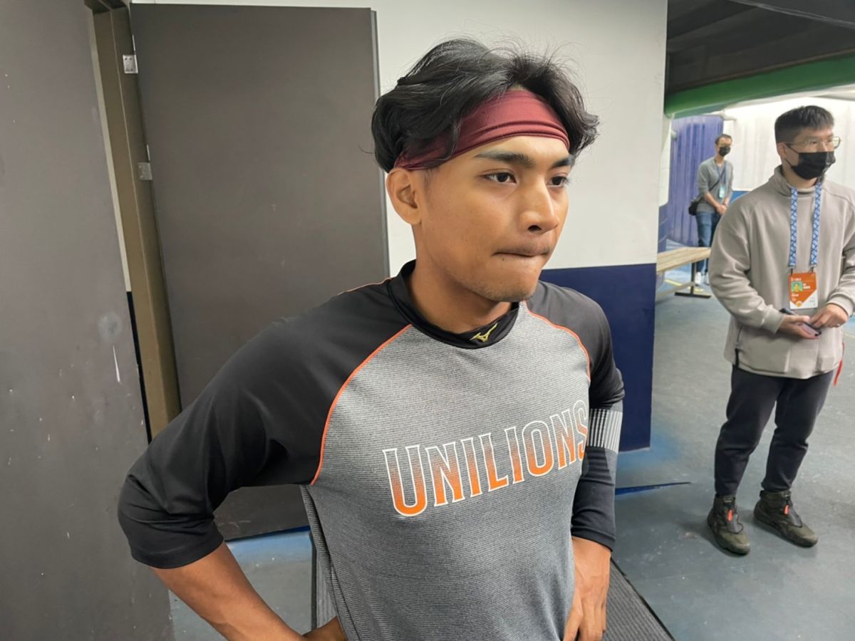 ▲統一獅隊邱智呈。（圖／吳政紘攝）