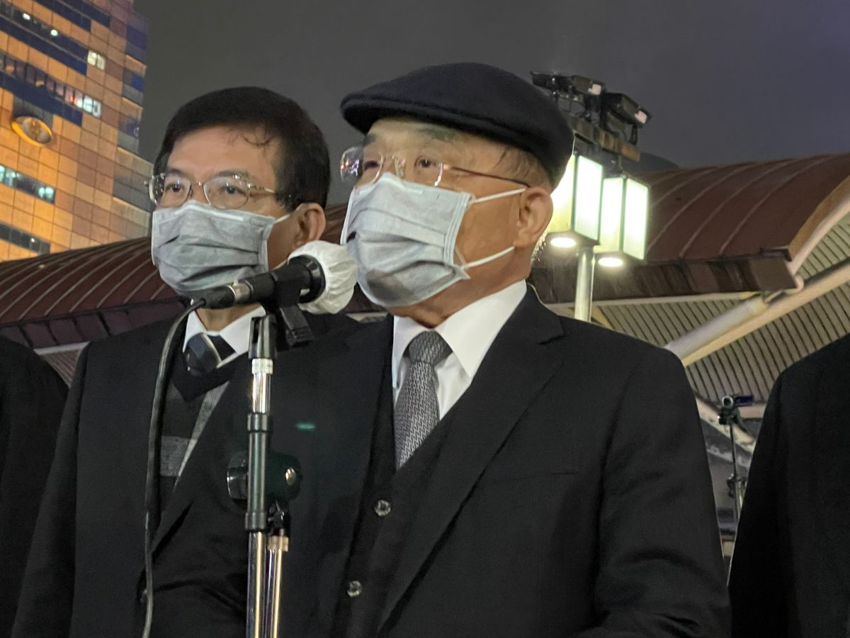 ▲近來台灣疫情升溫，行政院長蘇貞昌指出要實行「新台灣模式」。（圖／記者王敏旭攝，2022.04.02）