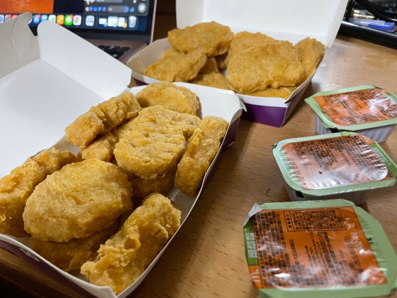 ▲網友公認麥當勞雞塊是速食店最好吃的雞塊。（圖/記者張嘉哲拍攝）