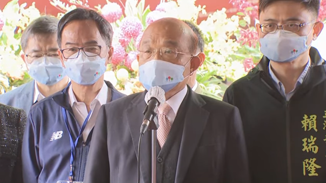 ▲再談「新台灣模式」，行政院長蘇貞昌表示，國人可以一步一步穩健開放，過正常生活。（圖／行政院提供）