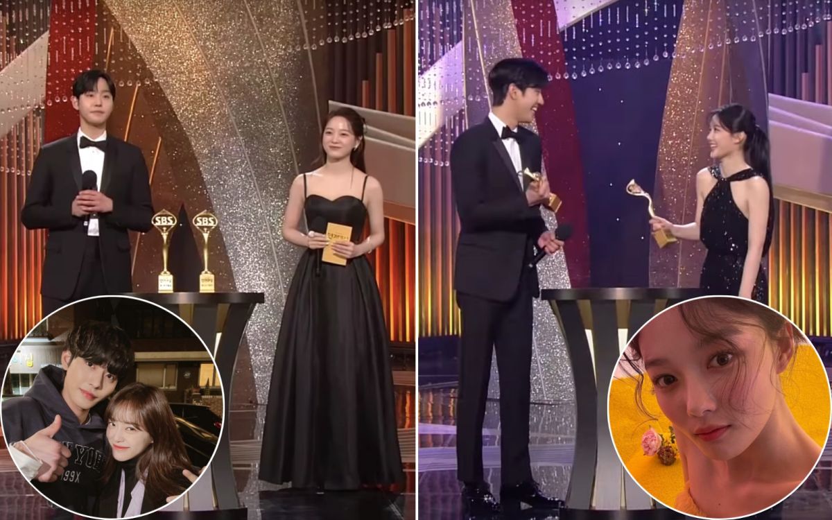 ▲安孝燮上一部作品「女友」金裕貞（右），跟新作「女友」金世正曾3人同台。（圖／SBS Drama YouTube、金世正IG、金裕貞IG）