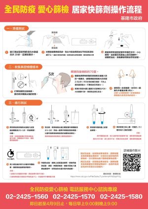 ▲ 基隆「全民防疫愛心篩檢」。（圖／林右昌臉書）