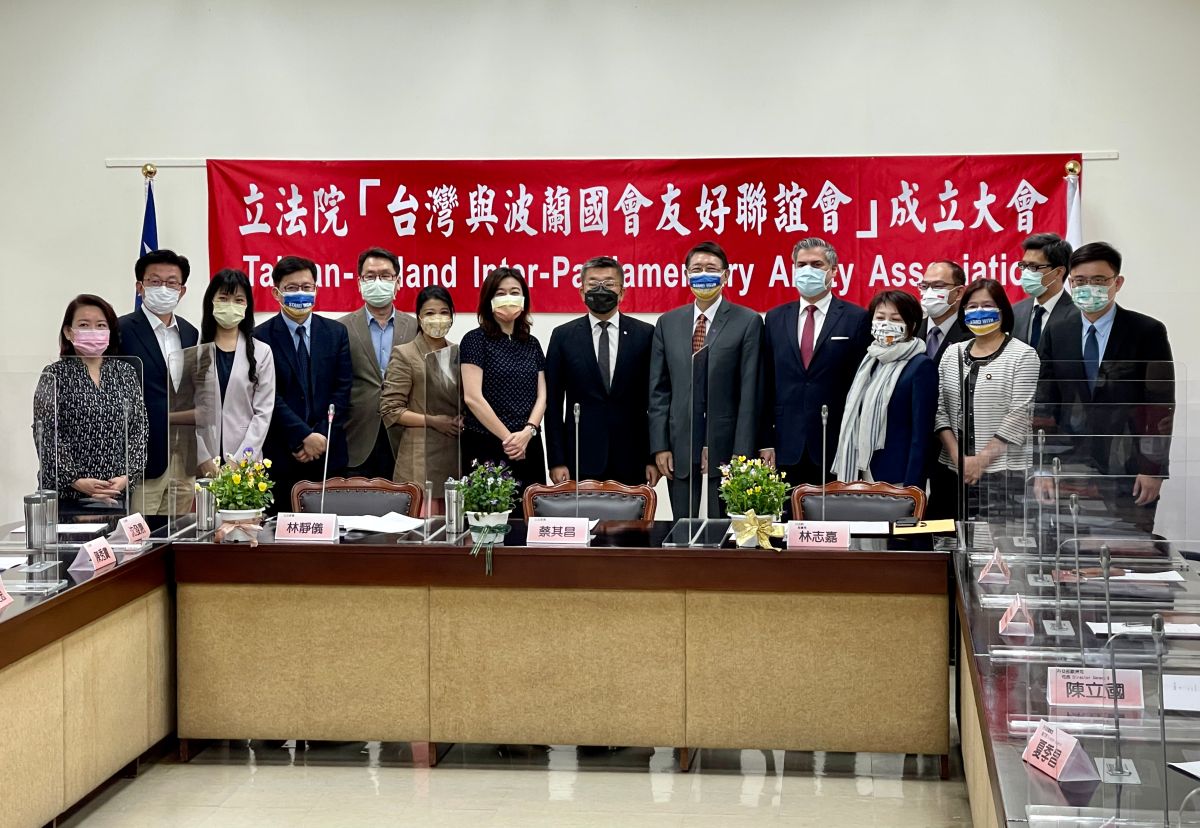 ▲立法院今（6）日成立台灣與波蘭國會友好聯誼會。（圖／記者王敏旭攝，2022.04.06）