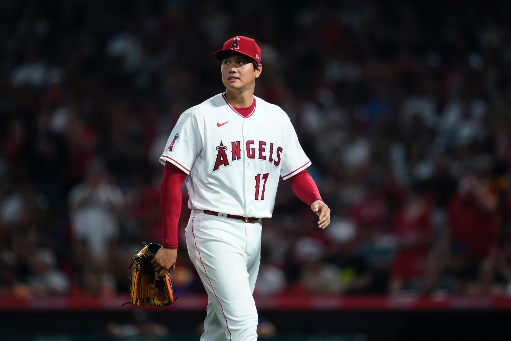 ▲天使隊日籍二刀流好手大谷翔平。（圖／美聯社／達志影像）