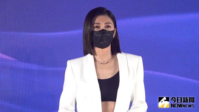 ▲賈靜雯記者會尺度升級。（圖／記者朱永強攝）