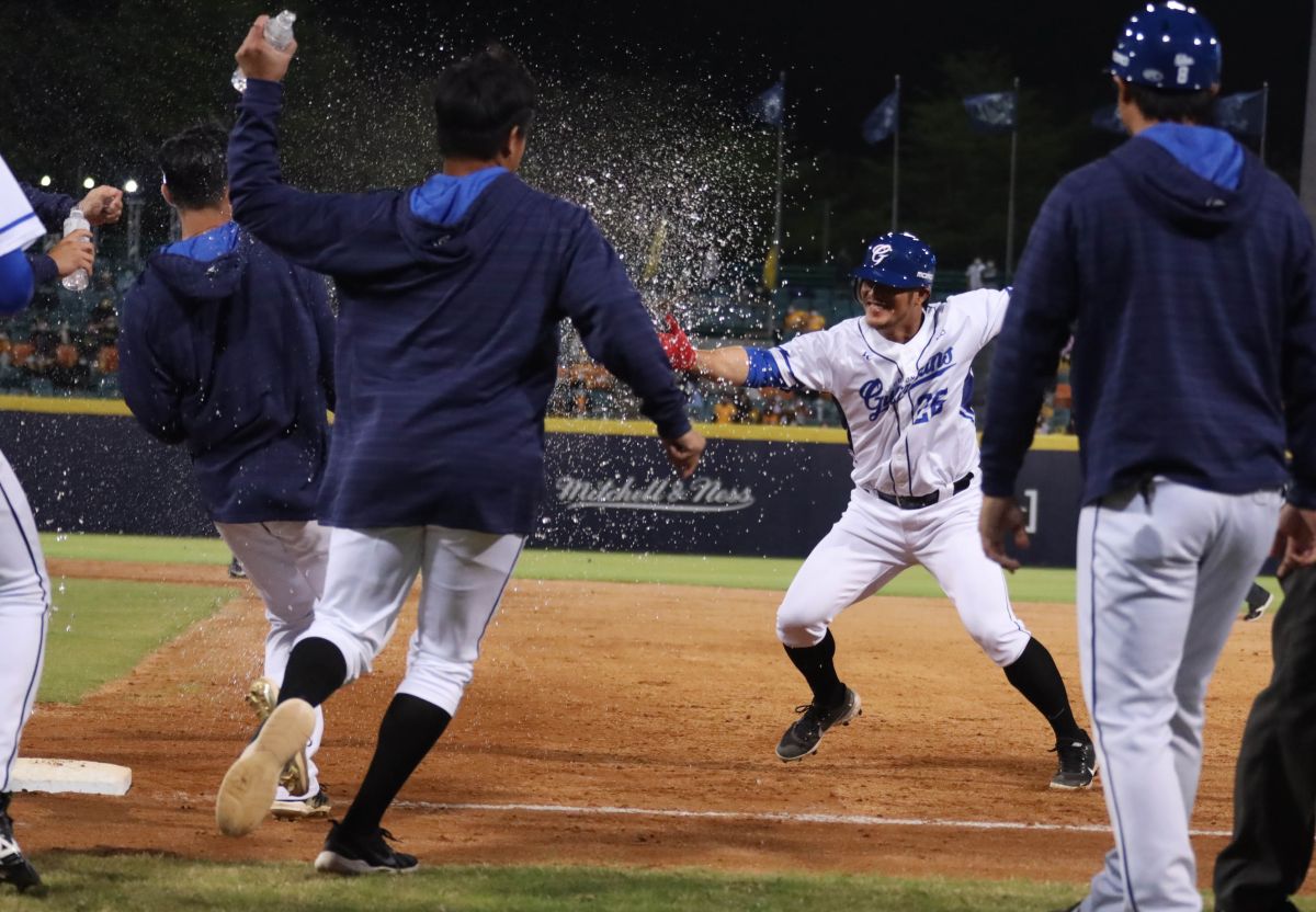 ▲陽耀勳再見安打。（富邦提供）