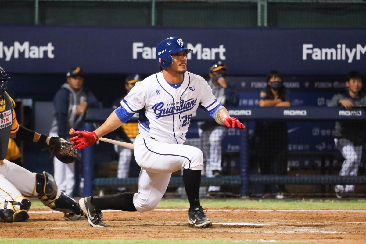 ▲陽耀勳再見安打。（富邦提供）