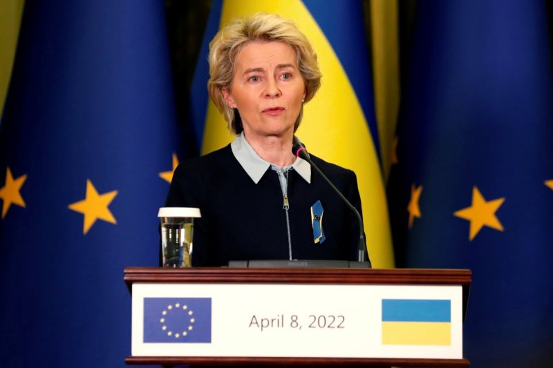 歐盟執委會主席：俄走向衰敗　烏克蘭有歐洲未來

