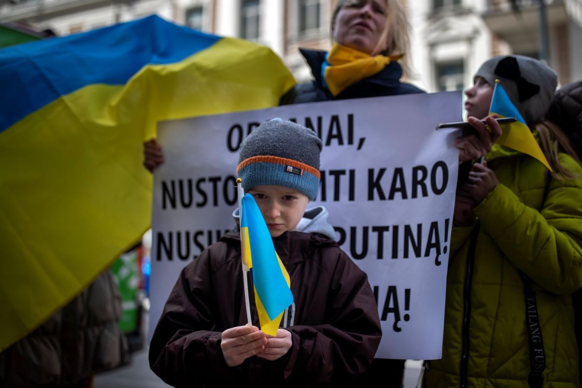 ▲美國駐聯合國特使在9月初表示，光是在7月，就有1800多名兒童從俄羅斯控制的烏克蘭地區，被轉移至俄羅斯。（圖／美聯社／達志影像）