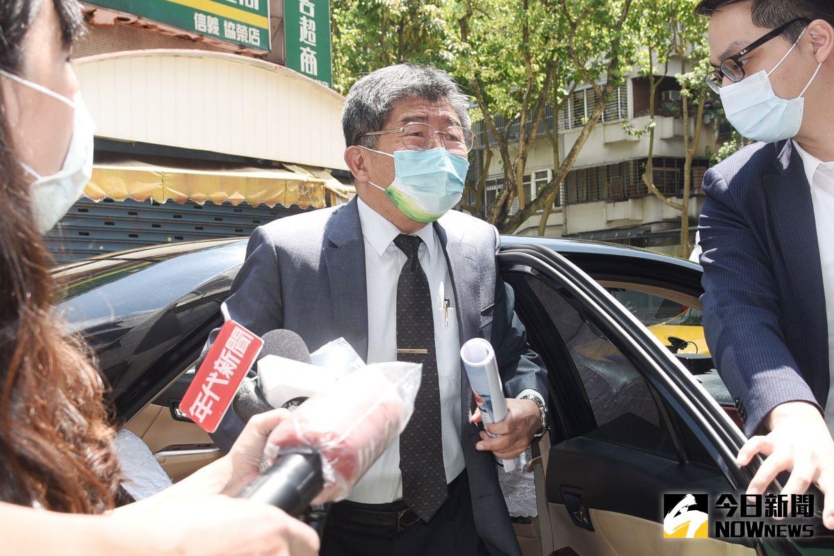 ▲衛福部長陳時中說明停課標準調整。（圖／記者陳明安攝）