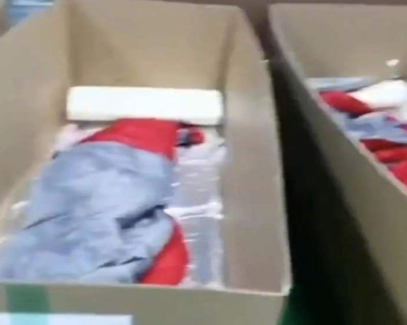 ▲近日中國網路流傳一段有關上海寶山「紙箱方艙」的影片引發熱議。（圖／翻攝自微博）