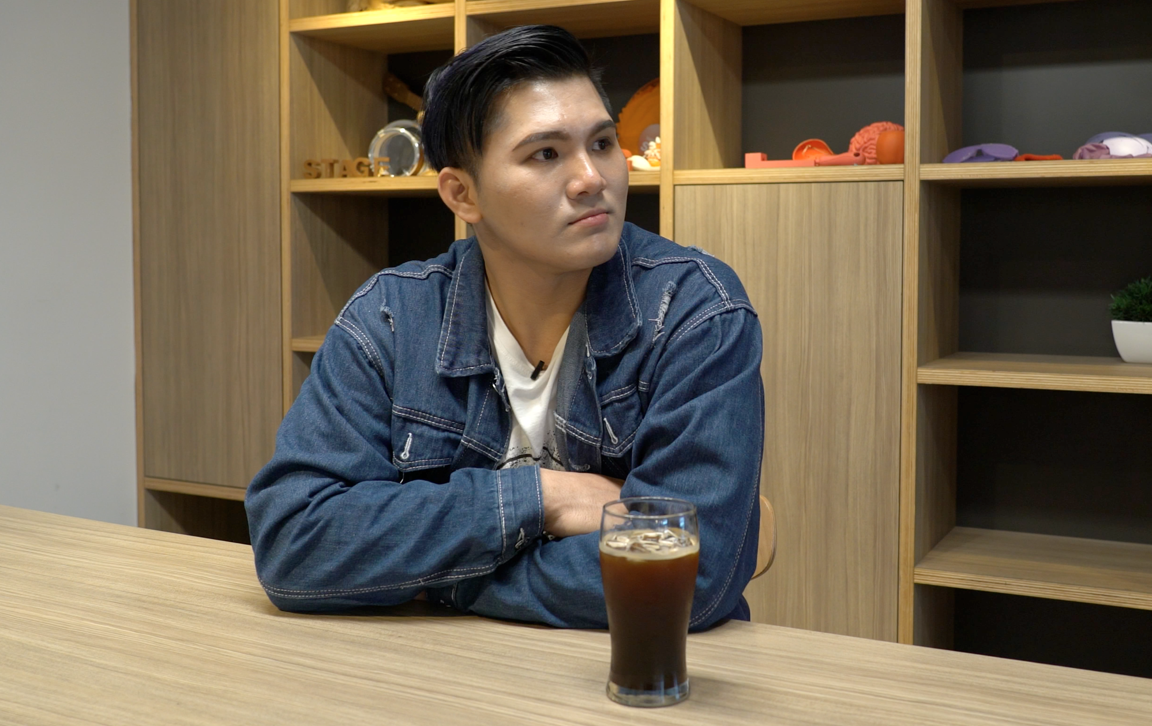 ▲ 男優Jilin入行僅半年。陳建彰攝