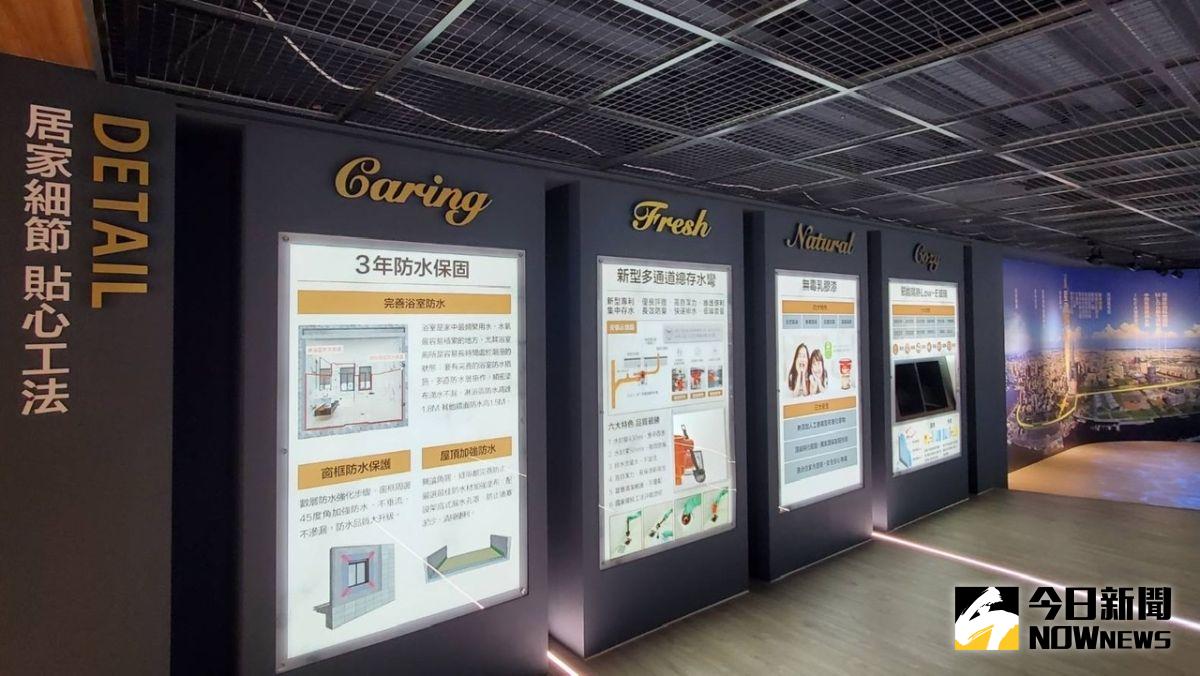 ▲和築建設在三多百貨商圈旁，推出制震輕奢宅預售建案「星玥灣」。（圖／記者陳美嘉攝）