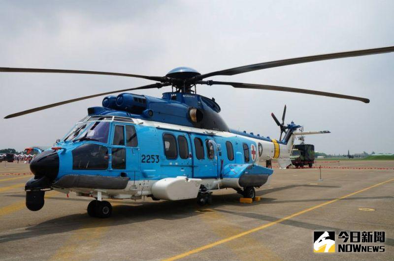 ▲空軍EC225直升機。(圖/記者呂炯昌攝)