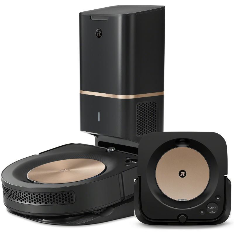 ▲五倍券專屬iRobot Roomba s9+掃地機器人優惠組,加贈Braava jet m6拖地機器人。(圖/新光三越提供)