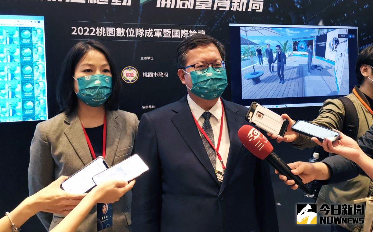 ▲鄭文燦認為，可以採預防性停課1到3天，經過篩檢後確定沒有風險的話，就可以復課。（圖／記者李春台攝，2022.04.12）