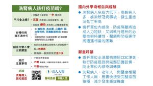 ▲台灣腎臟醫學會黃尚志理事長分析洗腎病人接種疫苗狀況。（圖／台灣腎臟醫學會黃尚志理事長提供）